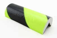 ES4-MAG-NS Profilé de protection dangle (PU) avec aimant - Néon/Noir - Protection contre les chocs - Profil davertissement - Profil de protection