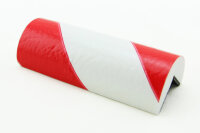 ES4-MAG-RW Corner protection profile (PU) with magnet - Red/White - Impact protection - Warning profile - Protection profile