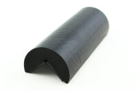 ES4-MAG-S Corner protection profile (PU) with magnet - Black - Impact protection - Warning profile - Protection profile