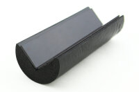 ES4-MAG-S Corner protection profile (PU) with magnet - Black - Impact protection - Warning profile - Protection profile