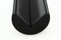ES4-MAG-S Corner protection profile (PU) with magnet - Black - Impact protection - Warning profile - Protection profile
