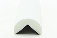 ES4-MAG-W Perfil de protección de esquina (PU) con imán - Blanco - Protección contra impactos - Perfil de advertencia - Perfil de protección