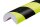 ES4-NS Profilo di protezione per angoli (PU) con superficie adesiva - Neon/Nero - Protezione dagli urti - Profilo di avvertimento - Profilo di protezione