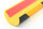 ES4-RE-GS Perfil de protección de esquina (PU) con superficie adhesiva reposicionable - Amarillo/Negro - Protección contra impactos