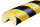 ES5-GS-1 Profilo di protezione per angoli (PU) con superficie adesiva Giallo/Nero - Protezione dagli urti - Profilo di avvertimento (pezzo da 1 m)
