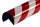 ES5-RR-1 Corner Protection Profile (PU) with Adhesive Surface Reflective/Red - Impact Protection - Warning Profile (1m piece)