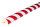 Profilé de protection d’angle ES5-RW-1 (PU) avec surface adhésive Rouge/Blanc - protection anti-choc - profil d’avertissement (pièce de 1 m)