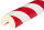 Profilé de protection d’angle ES5-RW-1 (PU) avec surface adhésive Rouge/Blanc - protection anti-choc - profil d’avertissement (pièce de 1 m)