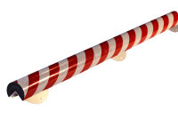 Profilo di protezione angolare ES5-W-RR (PU) da avvitare - Riflettente/Rosso - protezione dagli urti - profilo di protezione