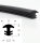 ESTP16 - EPDM Solid Rubber Frame Profile, Insert Profile, Mushroom Profile, Container Rubber