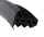 ESTP5 - 1 metre pieces - EPDM solid rubber frame profile, insert profile, mushroom profile, container rubber