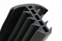 ESTP7 - massief EPDM-rubber kozijnprofiel, insteekprofiel, paddenstoelprofiel, containerrubber