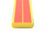 FS1-FR-GS Profilo di protezione superfici (PU) con superficie adesiva permanentemente resistente al gelo - Giallo/Nero - protezione dagli urti
