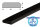 Perfil de protección de superficies FS1-FR-S (PU) con superficie adhesiva apta para heladas permanentes negra - protección contra impactos - perfil de señalización
