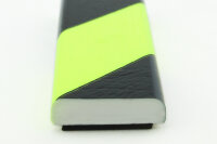 FS1-MAG-NS Flächenschutzprofil (PU) mit Magnet -Neon/Schwarz- Stoßschutz - Warnprofil - Schutzprofil