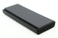 Perfil de protección de superficies FS1-MAG-S (PU) con imán - negro - protección contra impactos - perfil de señalización - perfil protector