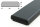 Perfil de protección de superficies FS1-MAG-S (PU) con imán - negro - protección contra impactos - perfil de señalización - perfil protector