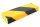 FS2-GS surface protection profile (PU) with adhesive surface - yellow/black - impact protection - warning profile - protective profile