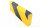 FS2-GS surface protection profile (PU) with adhesive surface - yellow/black - impact protection - warning profile - protective profile