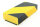 FS2-MAG-GS surface protection profile (PU) with magnet - yellow/black - impact protection - warning profile - protective profile