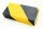 FS2-MAG-GS surface protection profile (PU) with magnet - yellow/black - impact protection - warning profile - protective profile