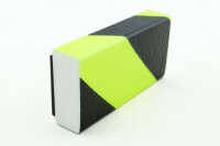 FS2-MAG-NS surface protection profile (PU) with magnet - neon/black - impact protection - warning profile - protective profile