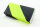 FS2-MAG-NS surface protection profile (PU) with magnet - neon/black - impact protection - warning profile - protective profile