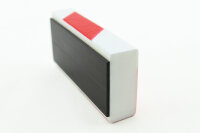 FS2-MAG-RW profilo di protezione superfici (PU) con magnete - rosso/bianco - protezione antiurto - profilo di segnalazione - profilo protettivo