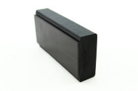 FS2-MAG-S surface protection profile (PU) with magnet - black - impact protection - warning profile - protective profile