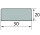FS2-MAG-W perfil de protección de superficies (PU) con imán - blanco - protección contra impactos - perfil de advertencia - perfil protector