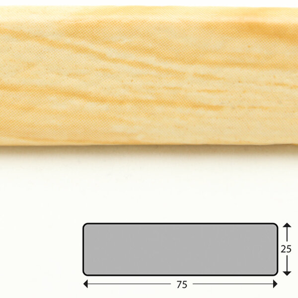 FS3-D-HN profil de protection de surface (PU) avec surface adhésive - couleur : bois (sapin) - protection antichoc - profil de protection