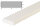 FS3-W Surface protection profile (PU) with adhesive surface - White - Bumper protection - Warning profile - Protection profile