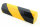 FS4-GS perfil de protección de superficies (PU) con superficie adhesiva - amarillo/negro - protección contra impactos - perfil de advertencia - perfil protector