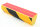 FS4-GS perfil de protección de superficies (PU) con superficie adhesiva - amarillo/negro - protección contra impactos - perfil de advertencia - perfil protector