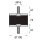 GP-AG/AG-41/41-M16-D100xH75 rubber-metal buffer rubber buffer vibration damper silent block