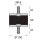 GP-AG/AG-41/41-M16-D150xH50 poduszka gumowo-metalowa odbojnik gumowy tłumik drgań silentblock