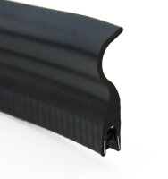 DF13 - Profil de protection de bord EPDM avec lèvre détanchéité - plage de serrage 2-3 mm