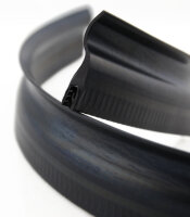 DF13 - Profil de protection de bord EPDM avec lèvre détanchéité - plage de serrage 2-3 mm