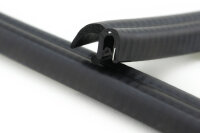 DF16 - Profil de protection de bord EPDM avec lèvre détanchéité - plage de serrage 2-5 mm