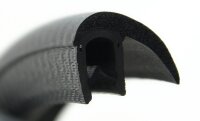 DF19 - Profil de protection de bord avec joint PVC/EPDM - plage de serrage 1-4 mm