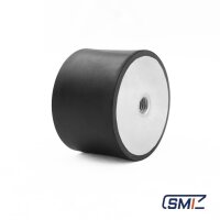 GP-IG/IG-4/4-M4-D10xH10 Gummi-Metall-Puffer Gummipuffer Schwingungsdämpfer Silentblock