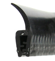 DF4 - Profilo proteggi bordo EPDM con labbro di tenuta - intervallo di serraggio 1-3 mm