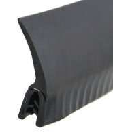 DF5 - EPDM edge protection sealing lip profile rubber seal - clamping range 2-4 mm