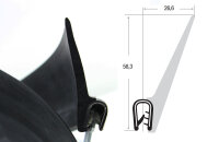 DF9 - Kantenschutz Dichtungs Profil Dichtung PVC/EPDM -...